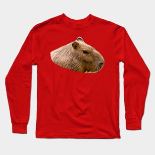 Capybara portrait Long Sleeve T-Shirt